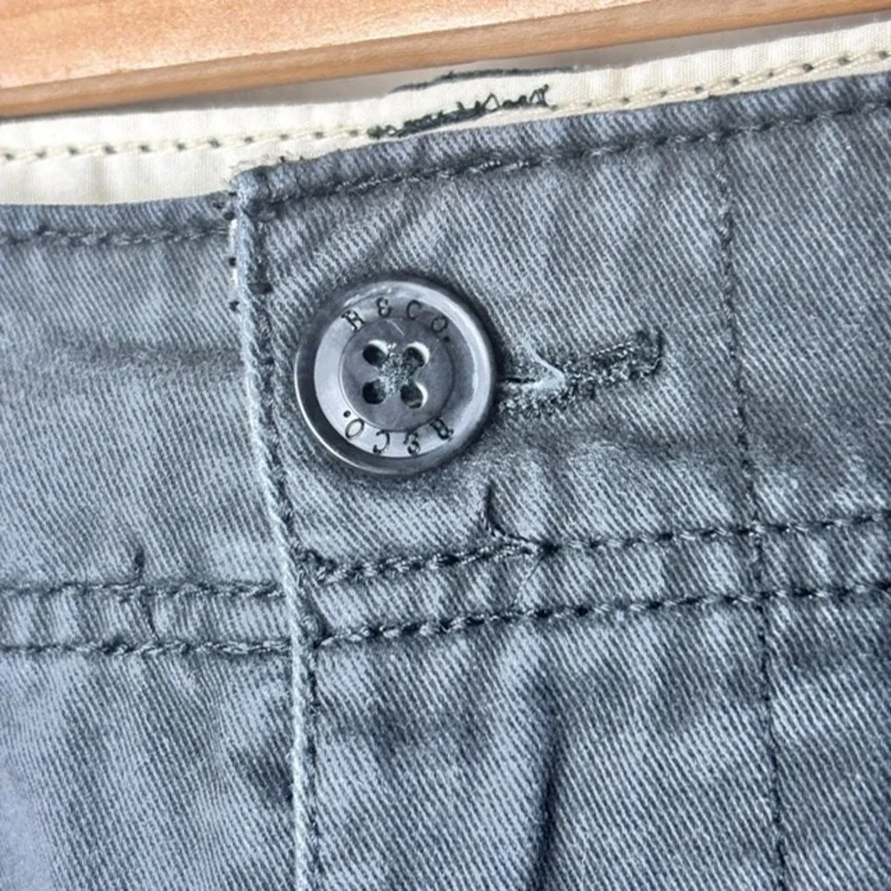 Mens 34 Roebuck And Co. Cargo Shorts Navy Blue Denim‎ Regular Streetwear Outdoor